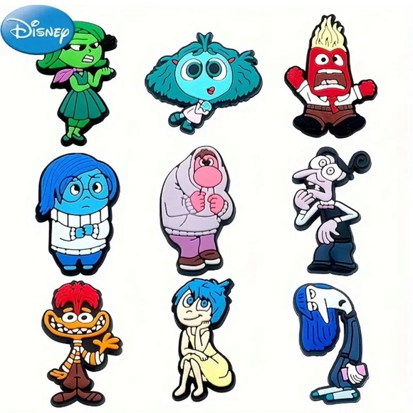 Disney Inside Out 2 - Fashionable Detachable Shoe Charms For Crocs & Sandals - Picture 1 of 4